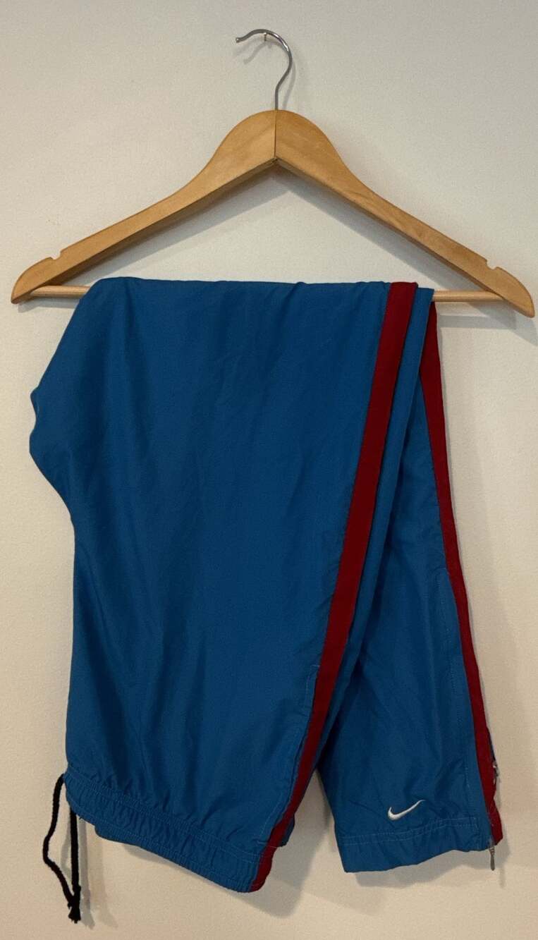 Nike Track Pants Size S Blue Red Stripe